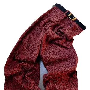 Moda American High Street Leopard Jeans Donna 2025 Nuovo Autunno Inverno Pantaloni a gamba larga in denim dritto Pantaloni a vita alta 1