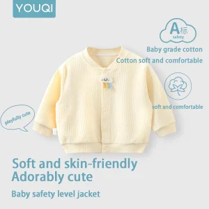 Youqi Baby Nuovo cardigan sottile primaverile e autunnale, capispalla 1