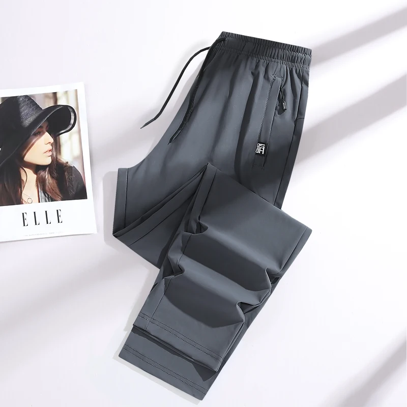 Pantaloni da donna Taglie forti 40-120 kg 6XL 7XL 8XL Pantaloni sportivi primaverili Pantaloni lunghi Taglie forti Abbigliamento donna Pantaloni estivi da ghiaccio femminili 3