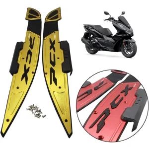SEMSPEED Modificato Moto Pedane Per Honda PCX 125 PCX 160 2021 2024 Sinistra Destra Anteriore Pedana Pedali Poggiapiedi Fit 1