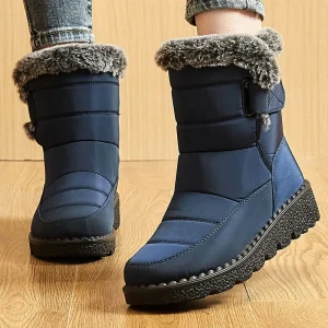 Stivali da donna 2025 Stivali invernali moda per donna con scarpe Botas Mujer super calde Donna Stivali da neve casual Scarpe col tacco da donna 1
