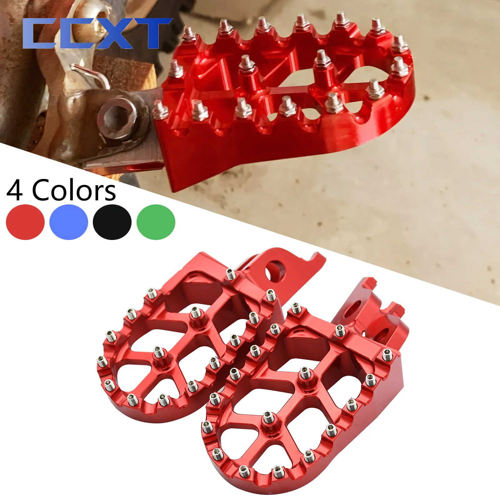 Per Honda CR 125R 250R CRF 150R 250X 250RX 450R 450X 450RX 450L 1000L 250L 250M Moto CNC Pedane Poggia Pedali Pedane 1