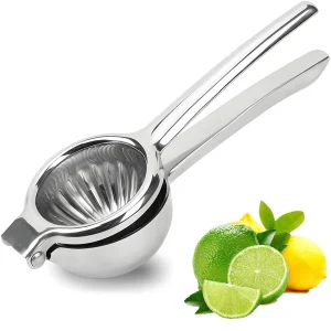 Spremiagrumi manuale in acciaio inossidabile Processore Arancia Limone Spremifrutta Clip per limone per uso domestico Pressatura di frutta Accessori da cucina 1