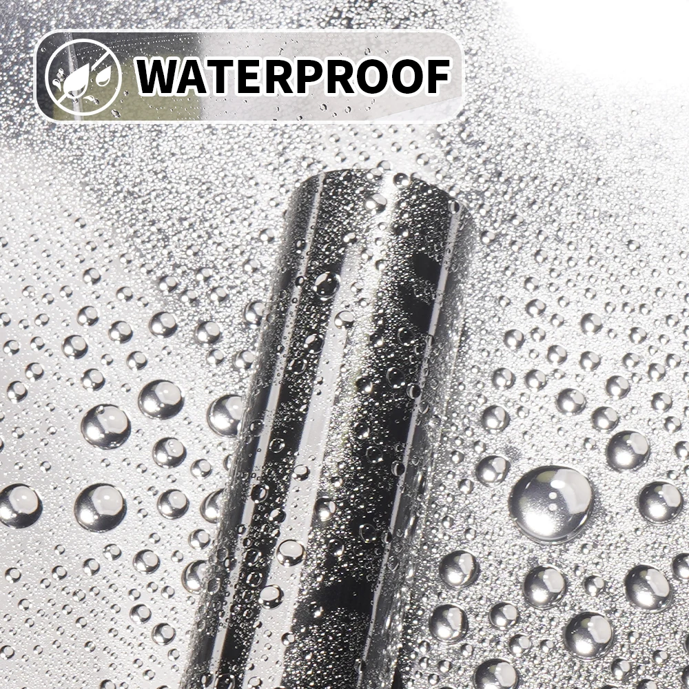 PET estensibile argento cromato pellicola in vinile foglio avvolgente adesivi per avvolgere l'auto accessori per auto tuning per moto pellicola per specchio cromato 2