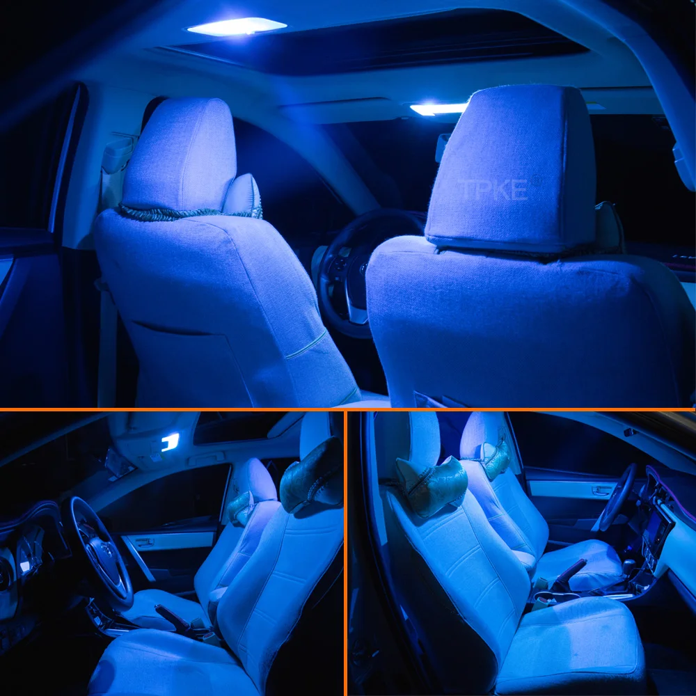 Kit luce cupola interna a LED per auto per BMW Serie 1 3 5 7 E87 E81 E82 E88 F20 E46 E90 E91 E92 E93 E39 E60 E61 F10 F11 E38 E65 E66 6