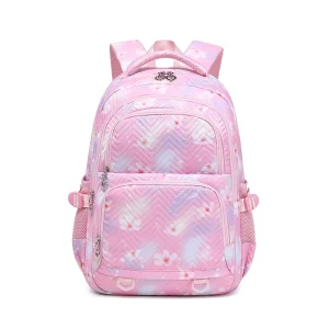 Borse da scuola per ragazze Impermeabile Mochila Infantil Menina Borse da classe per bambini Designer Zaino di lusso per laptop 2025 Rosa 1