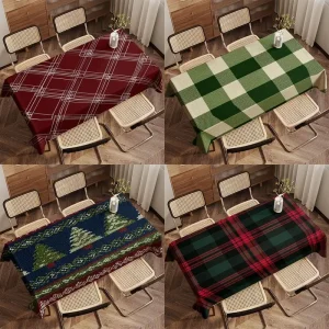 Tovaglia moderna a righe Tovaglia da cucina per ristorante Soggiorno Decorazione domestica Decorazione rettangolare per feste 1