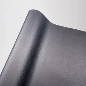 Involucro in vinile per auto autoadesivo metallico spazzolato grigio scuro pellicola per decalcomanie per veicoli rivestimento per finestre adesivo per decorazione automatica per computer console 1