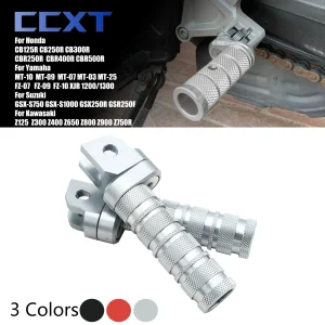 Moto CNC Pedale Pedane Poggiapiedi Pedane Per Honda CB600F CB1100RS CB1100SX CB1300SF CBR250R CBR300R CBR400R CBR500R 1
