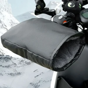 Guanti da moto, attrezzatura invernale, guanti da bicicletta caldi e impermeabili, protezione delle mani comoda e pratica 1