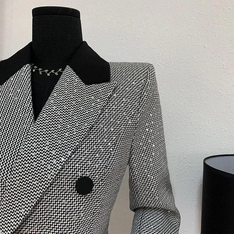 Temperamento Vento Lungo Trench femminile 2025 Autunno Inverno Nuova vita che dimagrisce sopra il ginocchio Moda Trench da donna di alta qualità H292 4