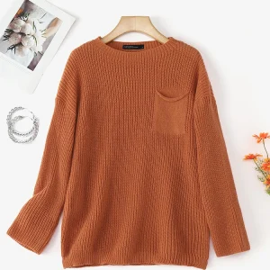ZANZEA 2025 Autunno Inverno Maglione lavorato a maglia Donne alla moda Maglioni Pullover Collo a lupetto Maglioni a maniche lunghe Pullover casual Strada 1