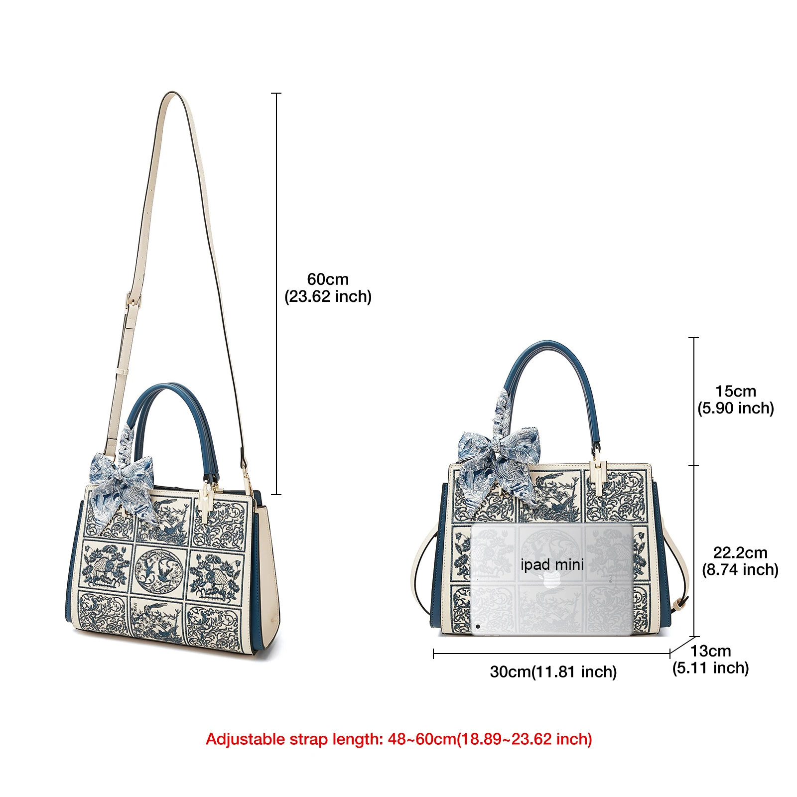 FOXER Split Leather 2025 Autunno Inverno Nuova grande borsa tote Borsa a tracolla da donna Ricamo classico cinese Miglior regalo per la mamma 3