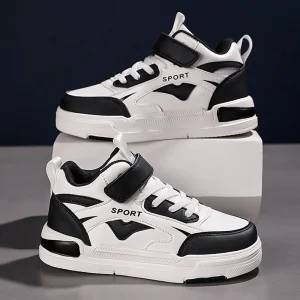 Nero Bianco Bambini Sneaker Ragazzi Scarpe Casual Moda 2025 Nuovo Autunno Bambini Scuola Sport Scarpe da Tennis Sneaker per Ragazze del Ragazzo 1