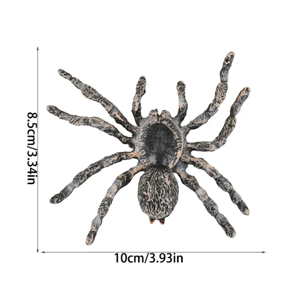 Realistico ragno insetto ingannevole scherzo scherzo giocattoli festa di Halloween decorazione della casa puntelli Horror plastica ragno artificiale regalo per bambini 2