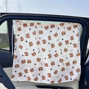 Tenda a ventosa universale nella copertura parasole per finestrino dell'auto Protezione UV per parasole per finestrino laterale dei cartoni animati per bambini 1