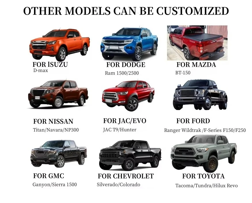 Accessori JAC T8 in lega di alluminio 4x4 fuoristrada Camper scorrevole su copertura rigida per camioncino triplo per JAC T8/T6/EVO CROSS 4 6