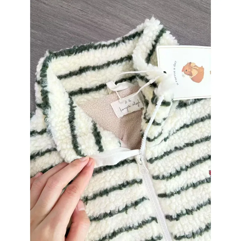 Cappotto Bambini Vestiti imbottiti in cotone KS 2025 Inverno Nuovi bambini Cappotto in lana di agnello Ragazzi Bomber Giubbotti Abbigliamento per bambini 3
