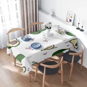 Simpatica tovaglia stampata con avocado, perfetta per i tavoli da pranzo! Impermeabile e facile da pulire Decora la tua casa con stile! (Prodotto 1