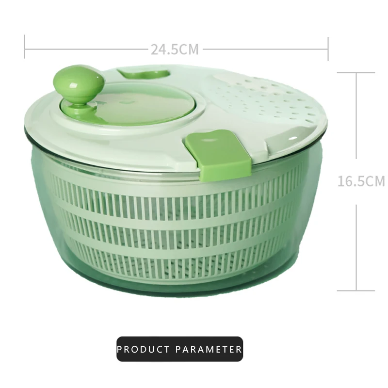 KEMORELA verdure insalata Spinner lattuga verdura disidratatore verdure rondella scolapiatti colino Crisper per il lavaggio asciugatura foglia 6