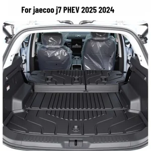 Per jaecoo j7 PHEV 2025 2024 Auto Baule Posteriore Cargo TPE Tronco Zerbino Vassoio di Pavimento Sedile Posteriore Schienale Pad Accessori Auto 1