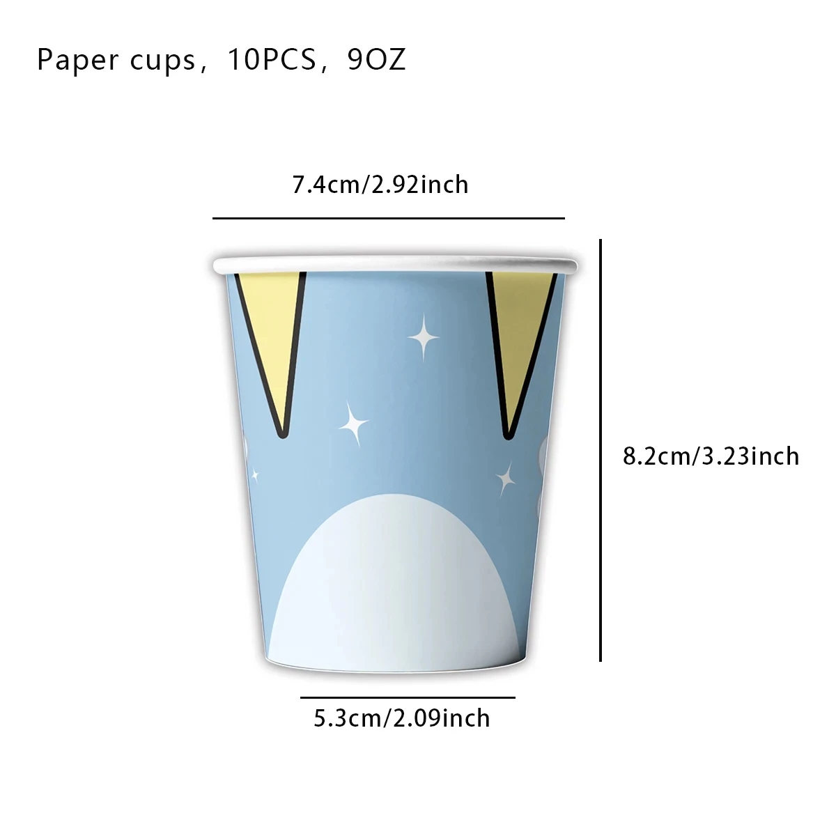 Cartoon Blue Bingo Dog Forniture per feste di compleanno Tazza usa e getta Piatto Palloncini Banner Tovaglia Sacchetti di caramelle Decorazioni per feste per bambini 6