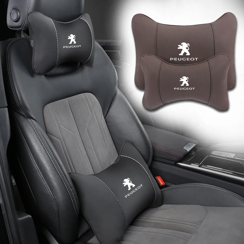 Seggiolino auto poggiatesta cuscino per il collo accessori interni auto per Peugeot 206 208 207 3008 308 2008 107 508 607 106 406 407 307 301 1