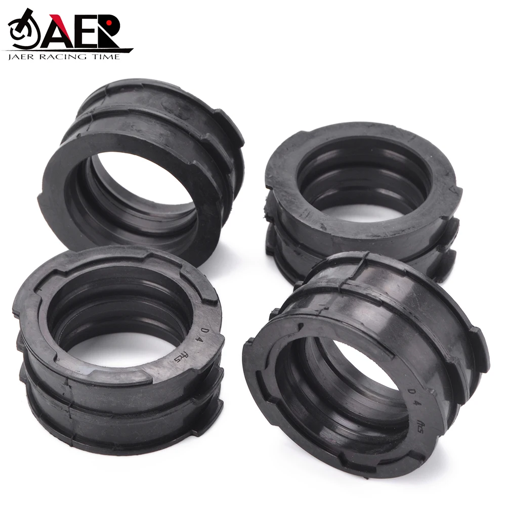 4 pz moto gomma carburatore aspirazione Boot Carb isolante per Yamaha V-MAX 1200 VMAX V MAX 1200 VMX12V 1985-2007 2