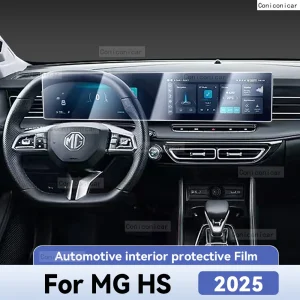 Per MG HS 2025 Protezione interna per auto Pellicola antigraffio Strumento Controllo centrale Accessori per schermi di navigazione 1
