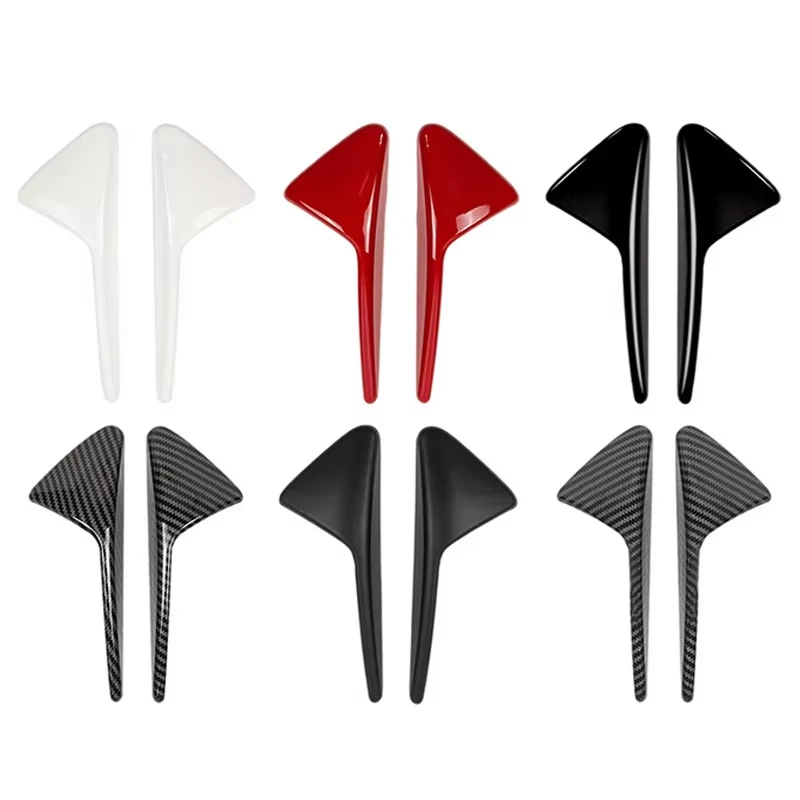 Copertura di protezione della fotocamera laterale per Tesla Model 3/Y/X/S Copertura del rivestimento del parafango in fibra di carbonio Accessori per la modifica dell'auto Tesla 2017-2022 5