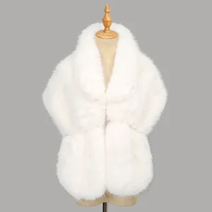 New Winter Lady Natural Luxury Vera Pelliccia di Volpe Sciarpa Scialle Full Pelt Caldo Morbido 100% Genuino Sciarpe di Pelliccia Delle Donne Vera Pelliccia Silenziatore 1