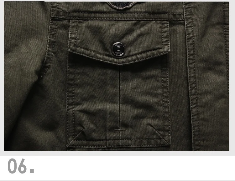 2024 nuova giacca in cotone da uomo caccia selvaggia antivento multi-tasca giacca da lavoro autunno casual verde militare cappotto da alpinismo 4