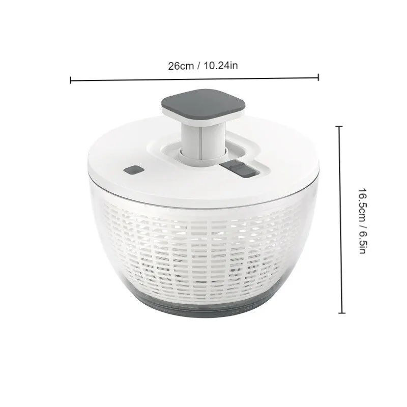 Tipo di pressa disidratatore per verdure essiccatore per frutta disidratatore per uso domestico di grande capacità accessori per la cucina cestello per insalata di scarico gadget 6