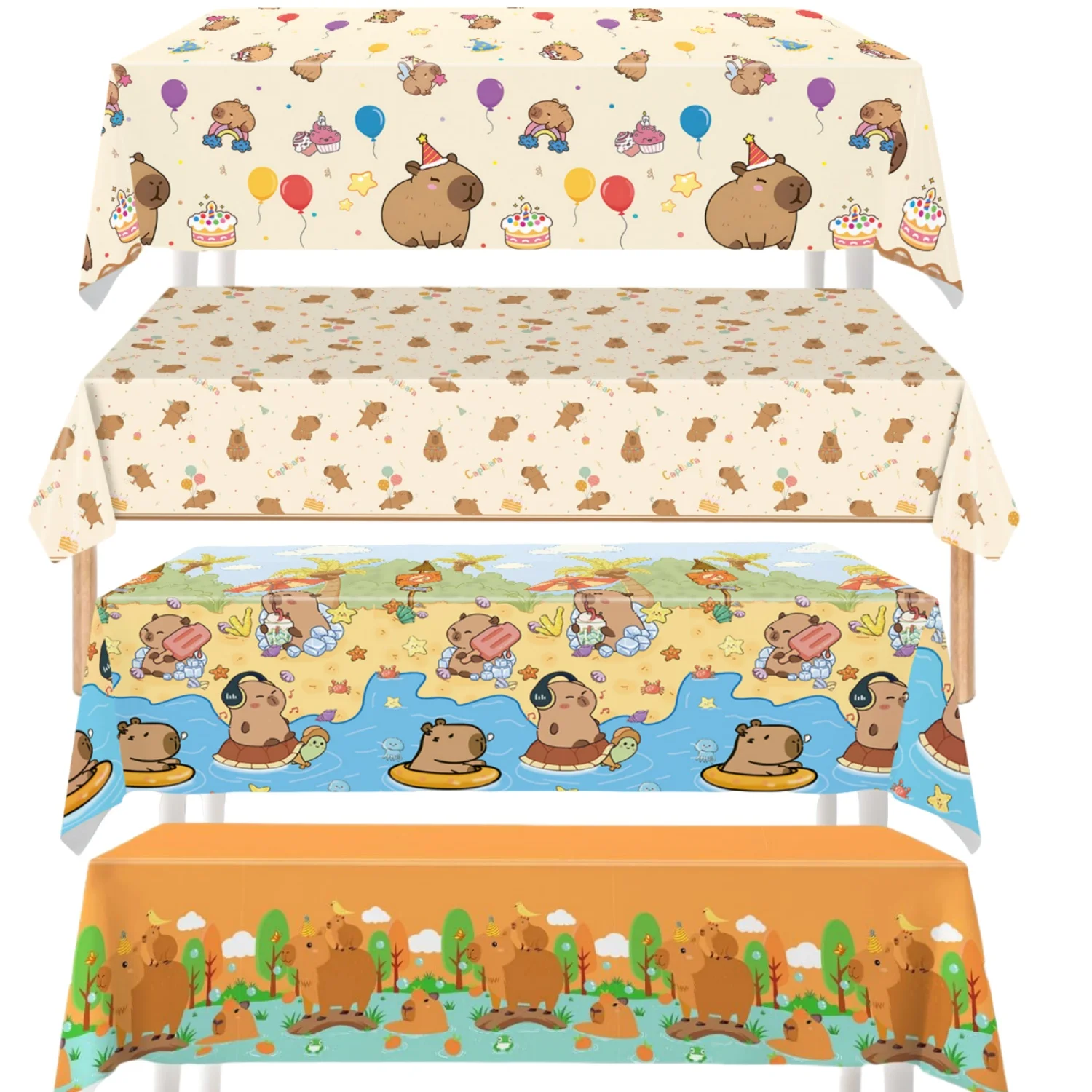 Capybara Compleanno Tableclo Compleanno Fecoration Capybara Tovaglia Copritavolo Baby Shower Capybara Compleanno Ragazza Bomboniere 1