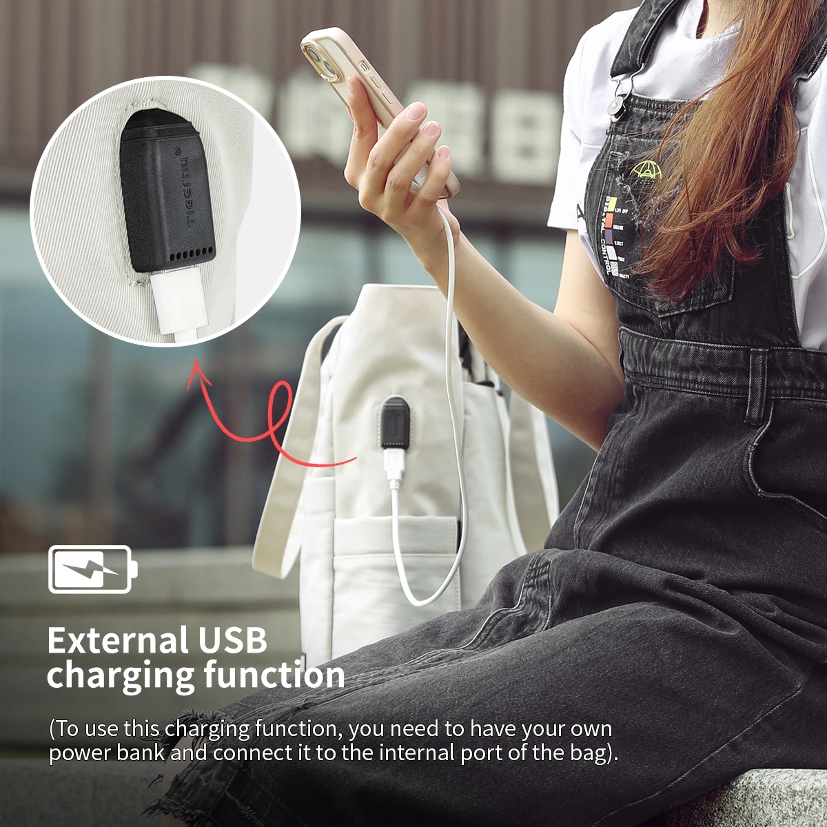 Tigernu nuove donne tote zaino multiway per ragazze borsa da scuola borse zaino per laptop femminile grande capacità convertibile Mochila 6