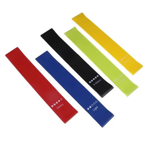 Fasce elastiche ad anello di resistenza palestra Yoga esercizio allenamento Fitness Stretch 4
