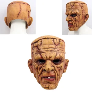 Cosplay Horror Style Movie Personaggio Scienza Mostro Freak Creey Spaventoso Maschera di Halloween Terrore Casco integrale Costume Prop Party 1