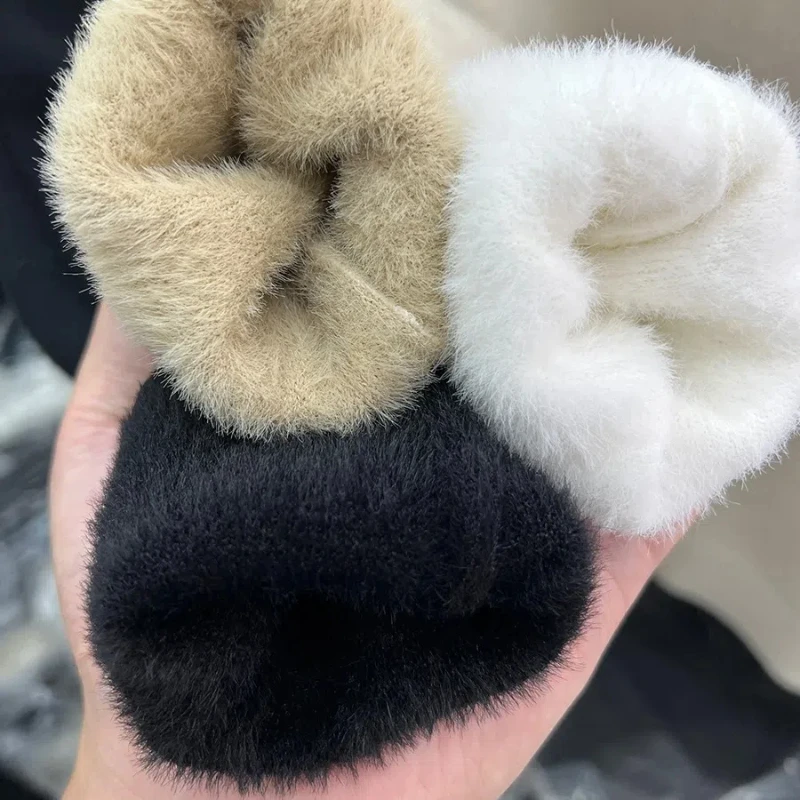 New Fashion Autunno e Inverno Abbigliamento da donna Dolcevita Peluche Maglione da donna Comodo e casual Maglieria Camicia che tocca il fondo 5