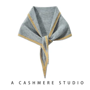 Sciarpe di cashmere 100% donna autunno inverno di alta qualità 2025 Novità Sciarpa femminile calda lavorata a maglia triangolare Shawl130 * 35 1