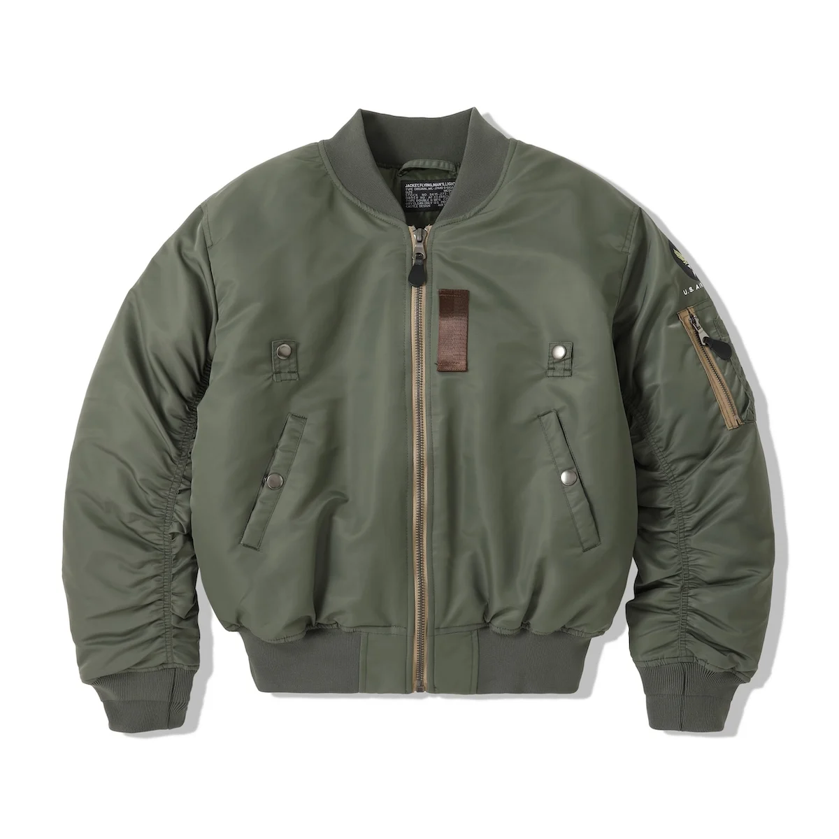 WII USAF William Gibson 2025 MA-1 Cappotto invernale verde salvia Pilota Nylon VTG imbottito L2B Giacca da volo bomber vintage GIAPPONE per uomo 1