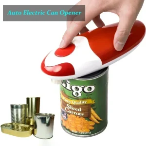 Apriscatole automatico portatile Apriscatole elettrico a mani libere/bordo liscio/apriatole elettrici con un solo tocco a batteria 1