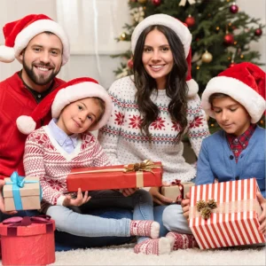 Cappello natalizio Cappello da Babbo Natale Natale per adulti Bambini Pelliccia classica extra addensata per Natale Capodanno Forniture per feste festive 1