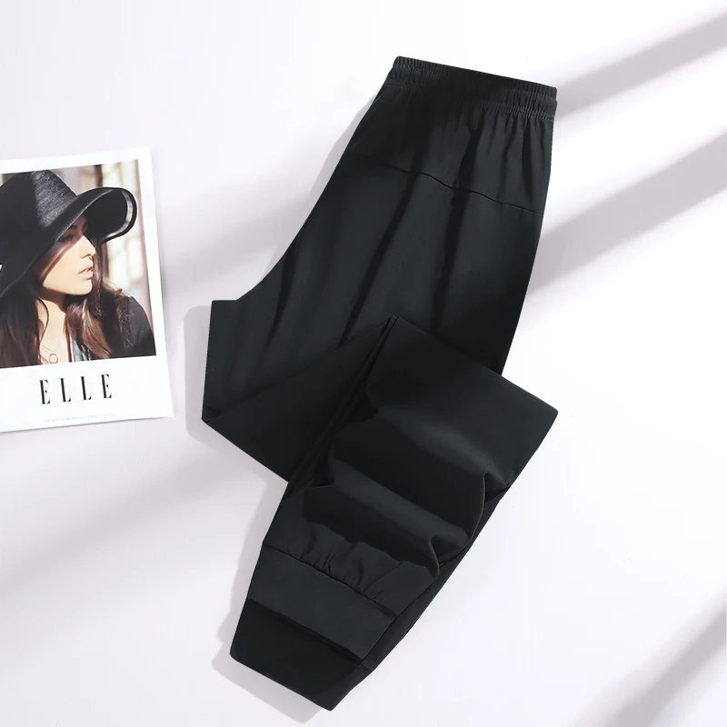 Pantaloni da donna Taglie forti 40-120 kg 6XL 7XL 8XL Pantaloni sportivi primaverili Pantaloni lunghi Taglie forti Abbigliamento donna Pantaloni estivi da ghiaccio femminili 5