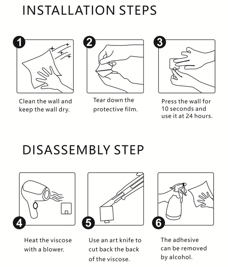 Ganci autoadesivi multifunzionali in lega di alluminio Gancio per porta da parete appiccicoso Abito da tè Asciugamano antiruggine, Appendiabiti 6