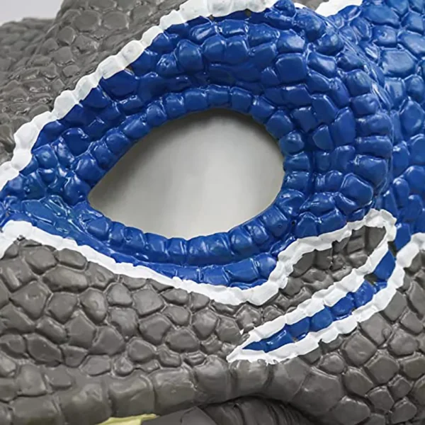 Maschera di Halloween maschera di dinosauro divertente maschera di Dino mascella mobile testa di dinosauro maschera per il viso bocca mobile puntelli Cosplay per feste 6