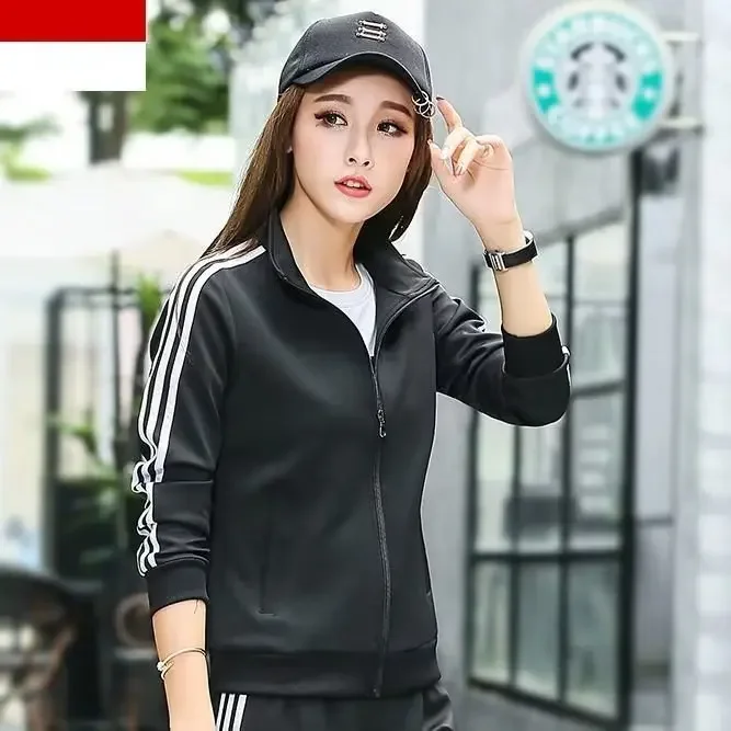 2023 Autunno Nuovo Stile Sottile Semplice Cerniera Del Collare Del Basamento Preppy Alla Moda di Marca delle Donne Bianco Carbone Grigio A Tre File Giacca con Bottoni 1