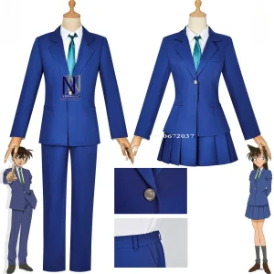 Jimmy Conan Kudo Costume Cosplay Vestito Kudou Shinichi Rachel Moore Mouri Ran per Uomo Donna Halloween Anime Party Coppia Outfit 1