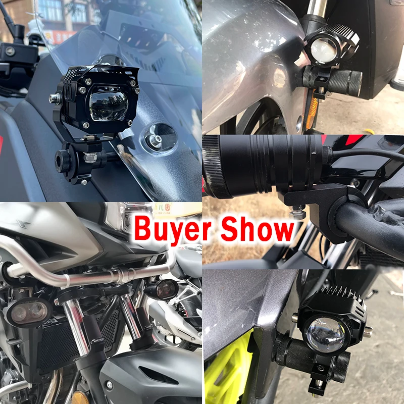 Supporto fendinebbia per Honda XL750 XL 750 Transalp 750 2023 2024 morsetti per barra luminosa a LED per moto staffe Kit di montaggio per morsetto per tubo 4