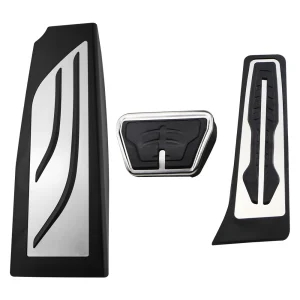 Pedali auto per BMW E60 E61 E63 E64 E70 2004 - 2010 LHD Freno A Gas Acceleratore Poggiapiedi Pedale Copertura Accessori Interni 1