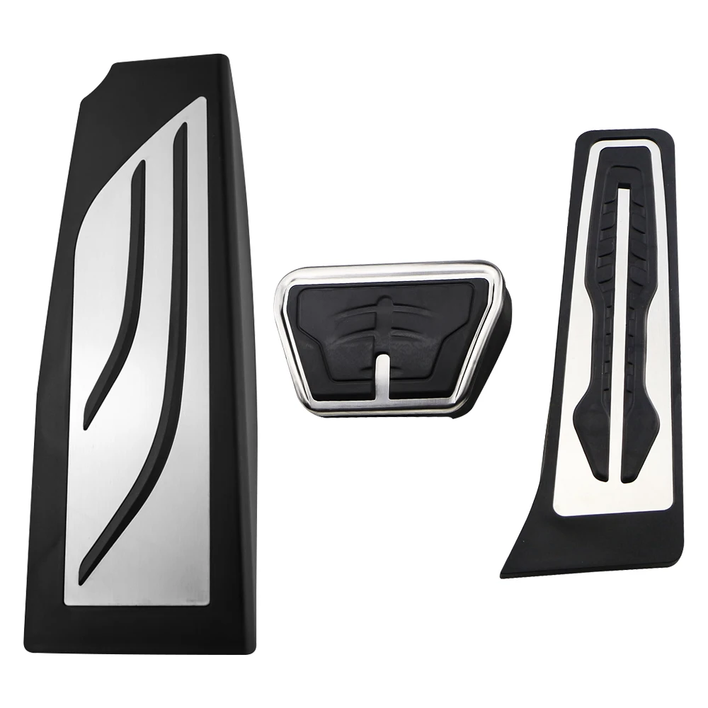 Pedali auto per BMW E60 E61 E63 E64 E70 2004 - 2010 LHD Freno A Gas Acceleratore Poggiapiedi Pedale Copertura Accessori Interni 1